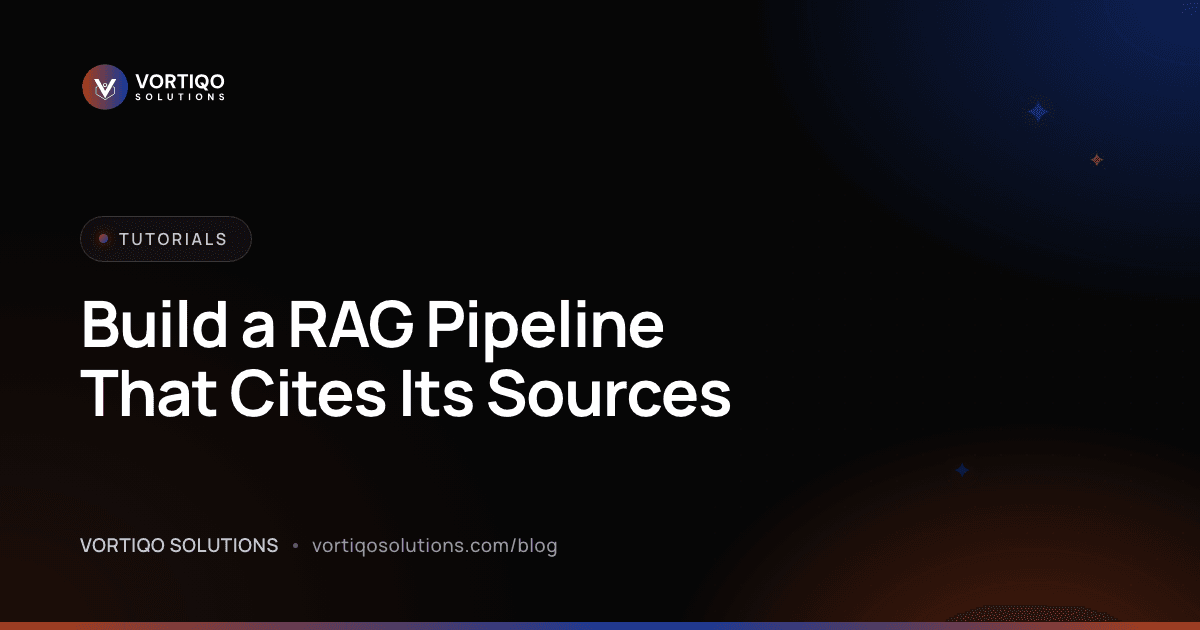 Build a RAG Pipeline That Cites Its Sources (and Refuses When It Doesn't Know)